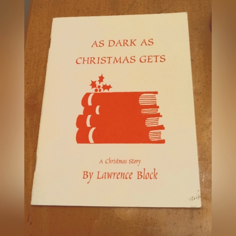 As Dark As Christmas Gets Pamphlet Book